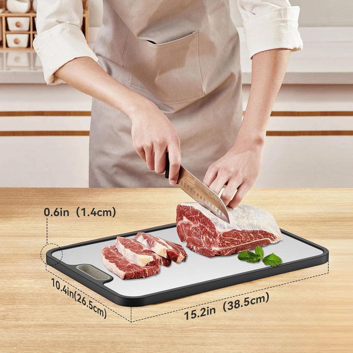 Titan Schneidebrett, reines Schneidebrett Titan, Titanium Cutting Board grosse Grösse, Schneidebrett