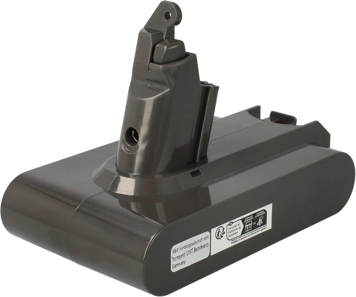 1x Akku Ersatz für Dyson 967810-23 | 967810-21 für Staubsauger Schwarz (2500 mAh, 21,6 V, Li-Ion)