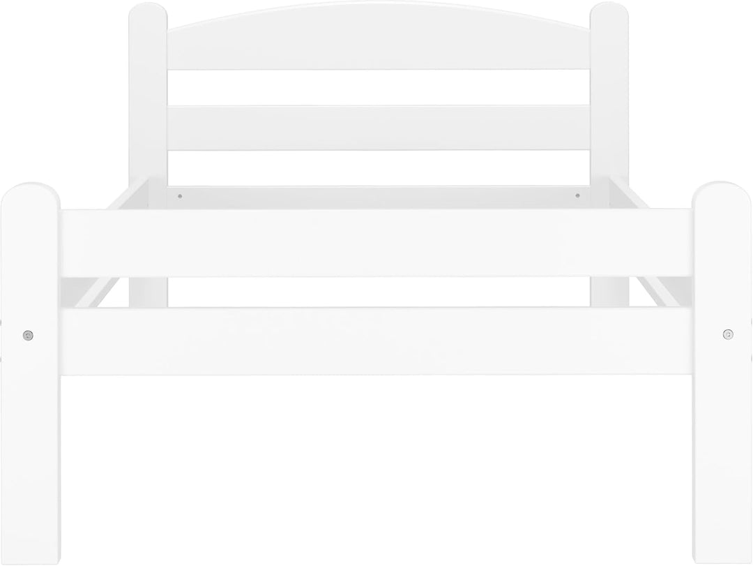 Erst-Holz Weisses Einzelbett Buche massiv 80x200 Bettgestell und wählbare Ausstattung V-60.45-08W, A