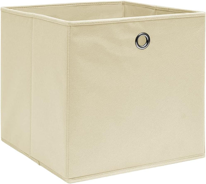 WIFESE 10 Stück Aufbewahrungsbox 32X32X32 cm Faltbox Mit Fingerloch Storage Boxes Faltbarer Organize