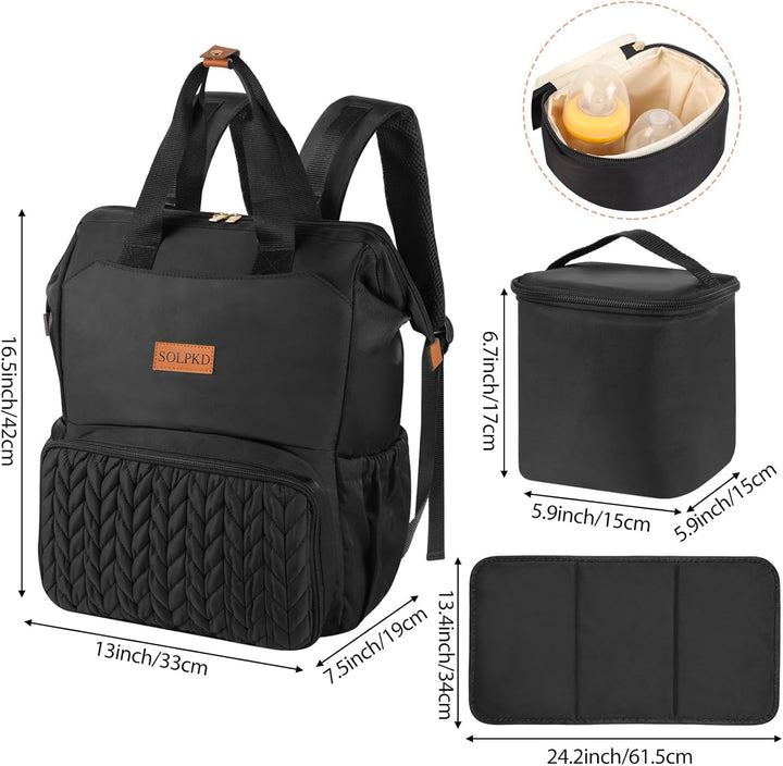 Wickeltaschen-Rucksack, Milchpumpen-Rucksack für Spectra S1, S2, Pumprucksack für berufstätige Mütte