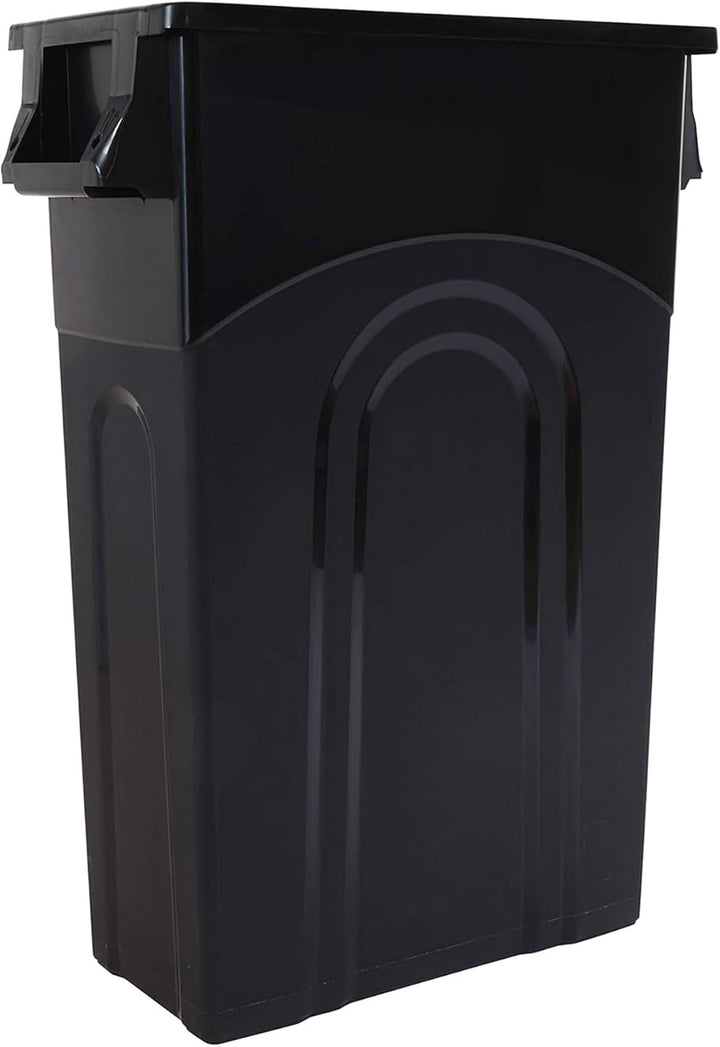 United Lösungen ti0032 highboy Sammelbehälter in schwarz, schwarz, 4er-Packung 4er-Packung Schwarz,