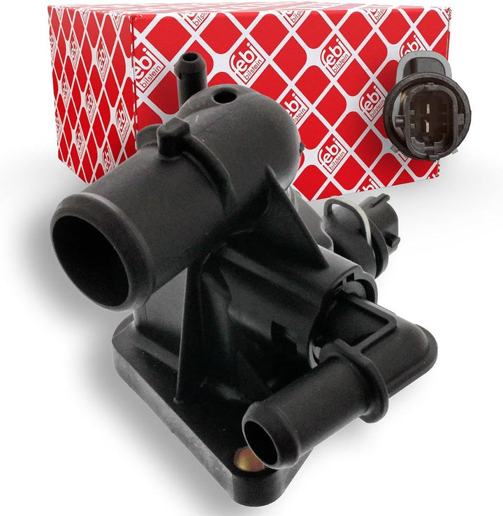 febi bilstein 40236 Thermostat mit Gehäuse, Dichtung und Temperaturschalter, 1 Stück