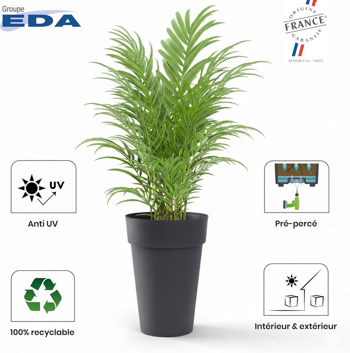 EDA PLASTIQUES 13630 BR. T SX3 Toscane Vase hoch 46 x 65 cm