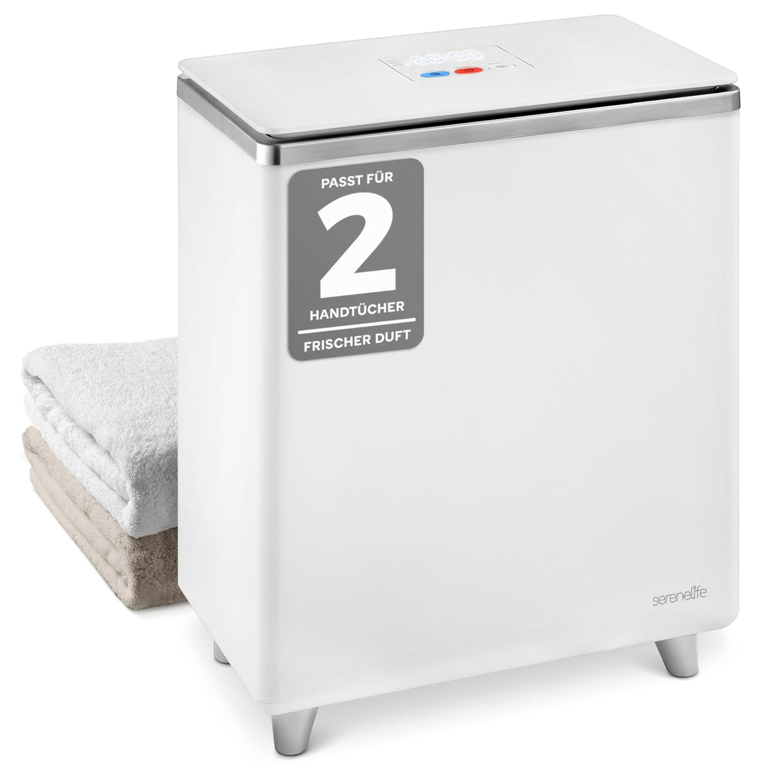 SereneLife Handtuchtrockner Elektrisch SIlber – 50kg Kapazität, Energiesparend &amp; Sicher, Towel Warme