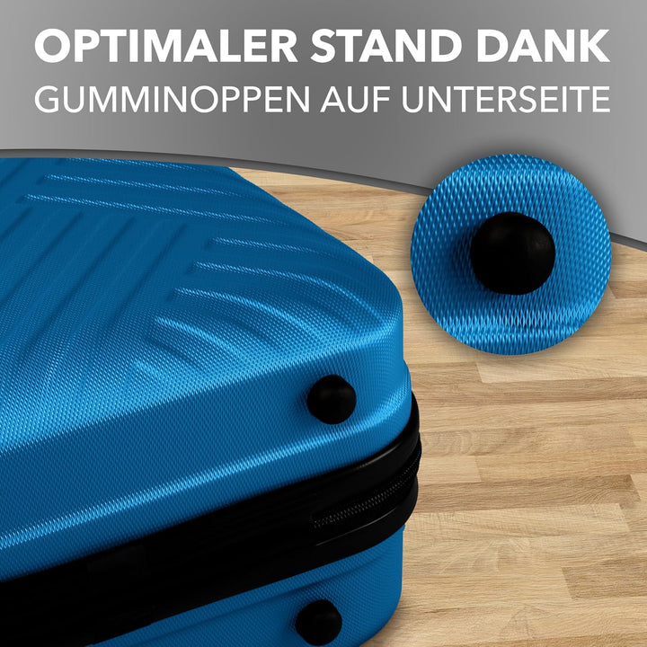 Xonic® Design Kosmetikkoffer aus ABS Hartschale – Robustes Beautycase als Handgepäck - Kosmetiktasch