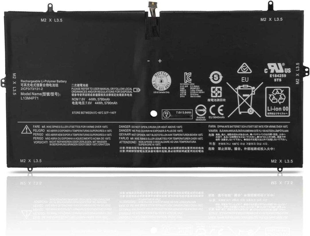 WYGUO L13M4P71 L14S4P71 Laptop-Akku-Ersatz für Lenovo Yoga 3 Pro 1370 Series Pro-1370-80HE Pro-5Y71