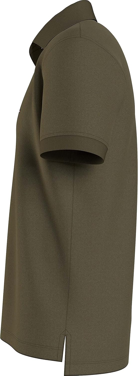 Tommy Hilfiger Herren Poloshirt Kurzarm 1985 Slim Slim Fit S Putting Green, S Putting Green
