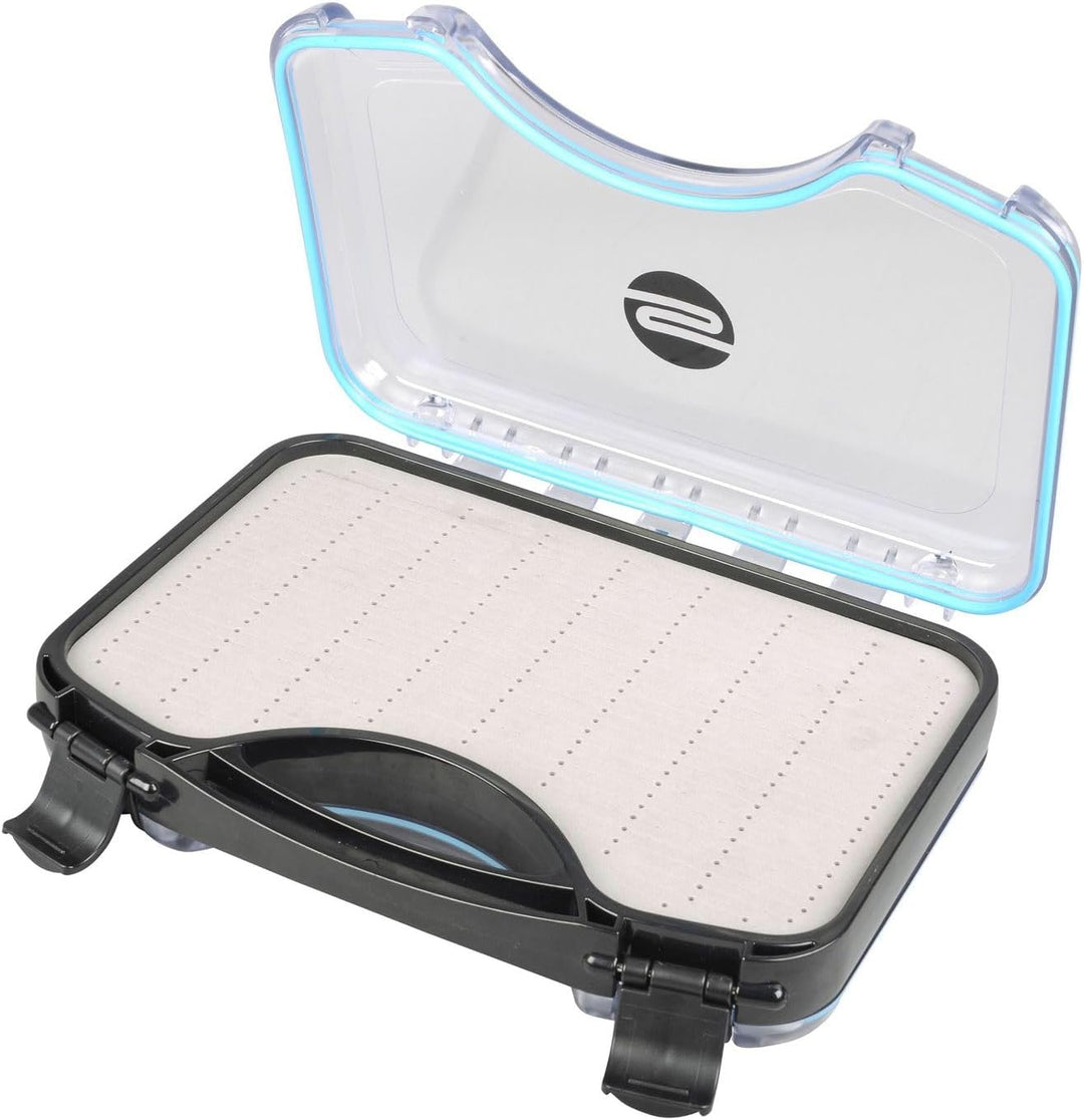 Spro Freestyle Rigged Box 28,2x21,6x6,6cm - Köderbox für Gummifische und Stingerhaken, Angelbox für