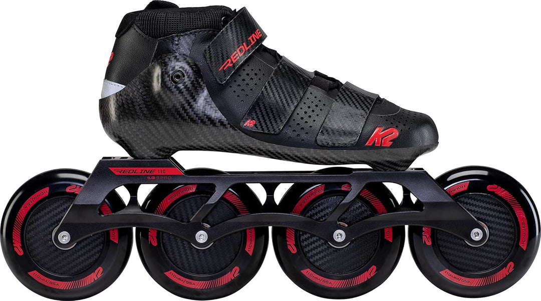 K2 Skates Unisex Inline Skates REDLINE 110, black - red, 30F0195 EU: 47 (UK: 11.5 / US: 12.5) black