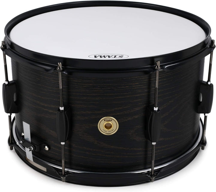 Tama WP148BK-BOW Woodwork Series - Snare Drum - 8" x 14" - Black Oak Wood