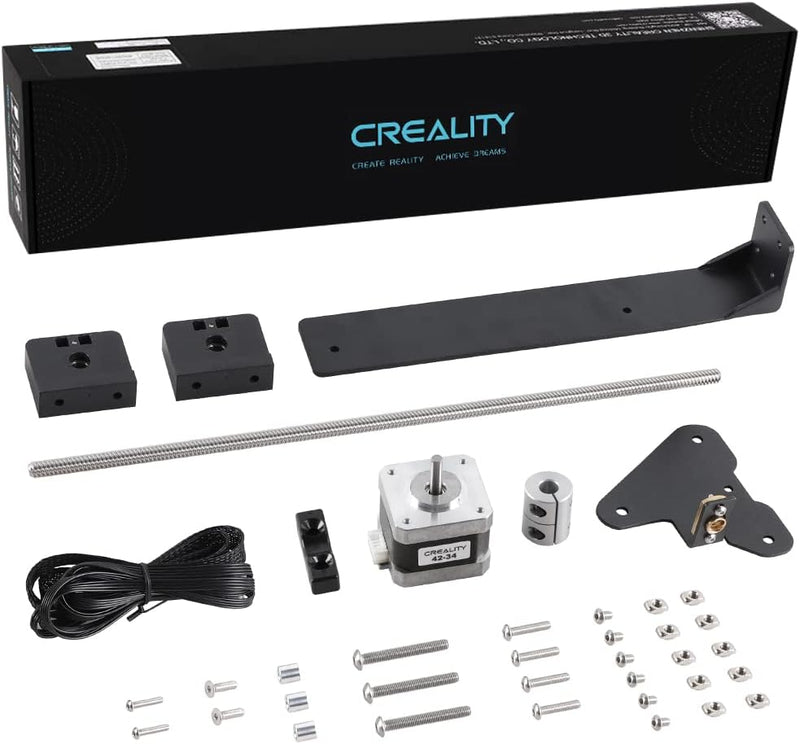 Creality Offizielles Ender 3 Dual Z-Axis Upgrade Kit (42-34 Schrittmotor enthalten) für Ender-3, End