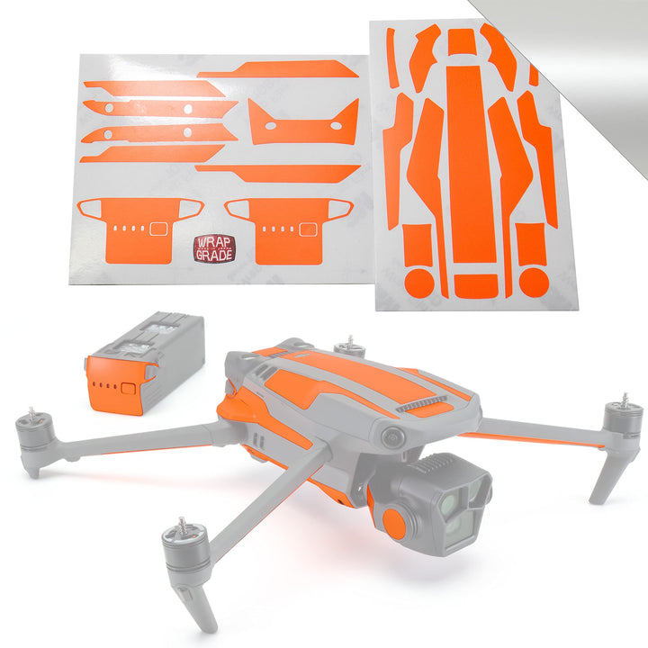 WRAPGRADE Skin Kompatibel mit DJI Mavic 3 Pro Accent Color (MADAGASCAR PEARL) Madagascar Pearl / Pro