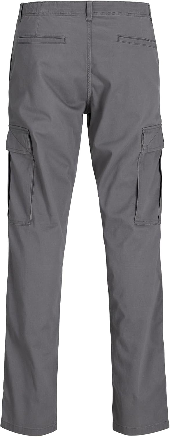 JACK &amp; JONES Male Cargo-Hose Relaxed Fit Cargo-Hose 30W / 32L Castlerock, 30W / 32L Castlerock