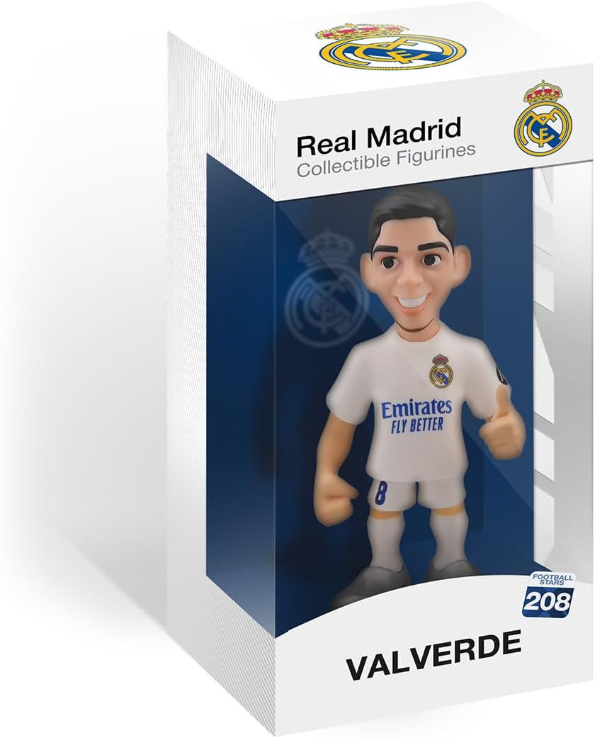 MINIX Collectible Figurines MN18420 Valverde Figur Real Madrid Sammlerstücke 12 cm zur Ausstellung G