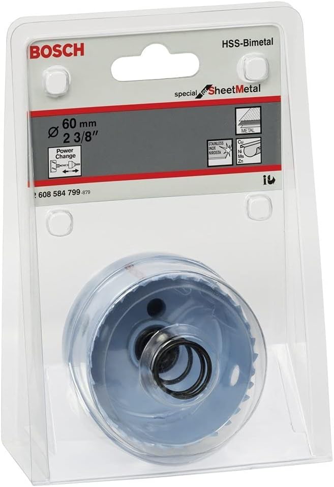 Bosch Professional 1x Lochsäge Special for Sheet Metal (für Edelstahlbleche, Stahlbleche, Ø 60 mm, Z