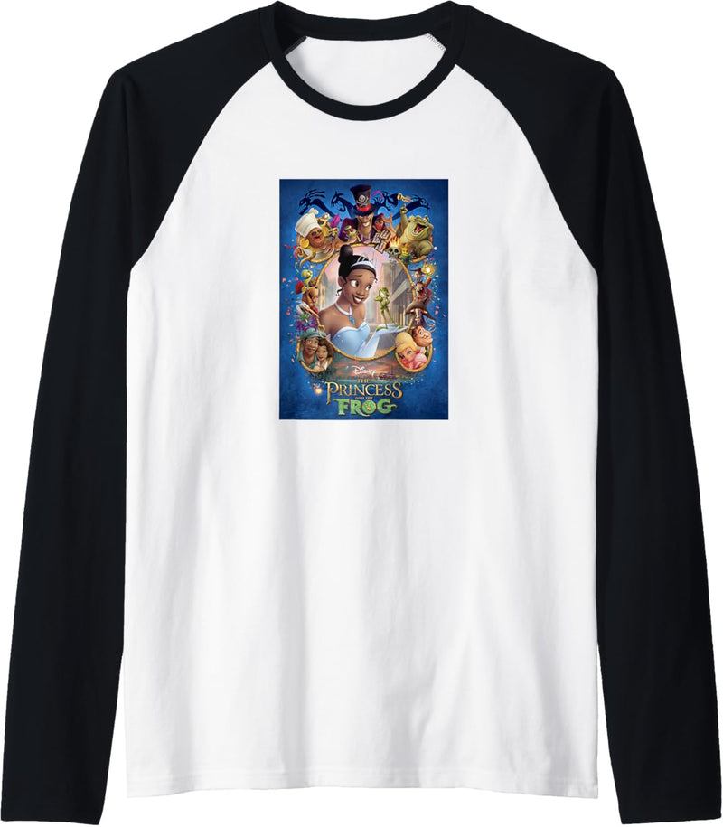 Disney The Princess And The Frog Classic Movie Poster Raglan