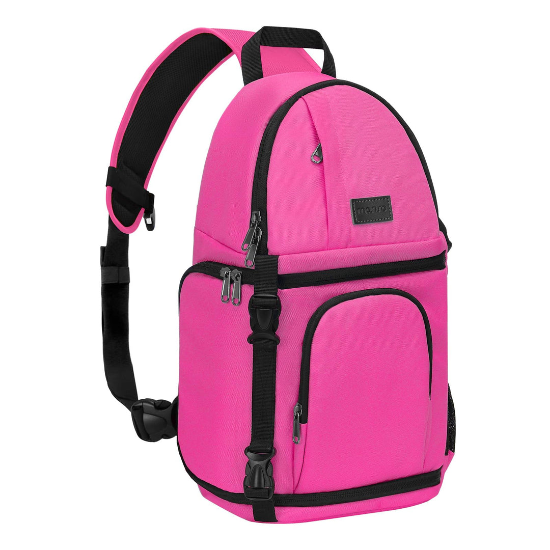 MOSISO Kameratasche Brust, DSLR/SLR/Spiegellose Kamera Rucksack Tasche Stossfester Fotografie Rucksa