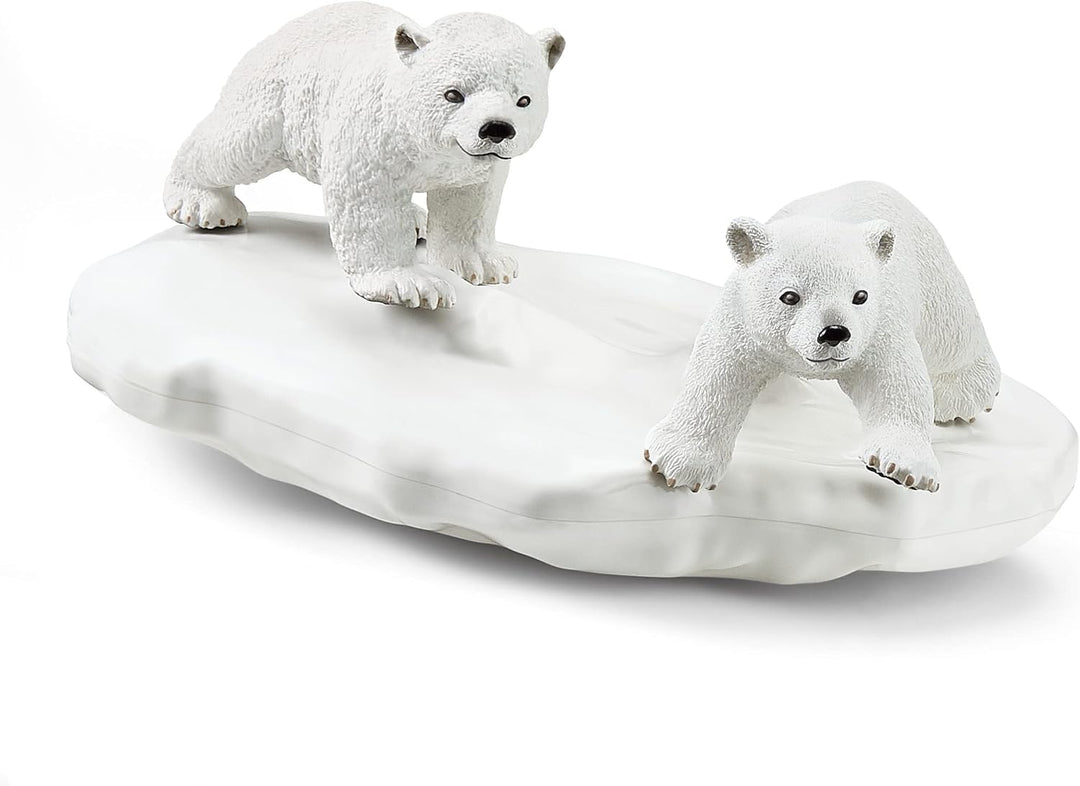 SCHLEICH 42531 Eisbären-Rutschpartie, ab 3 Jahren, WILD Life - Spielset, 4 Teile Standardverpackung,