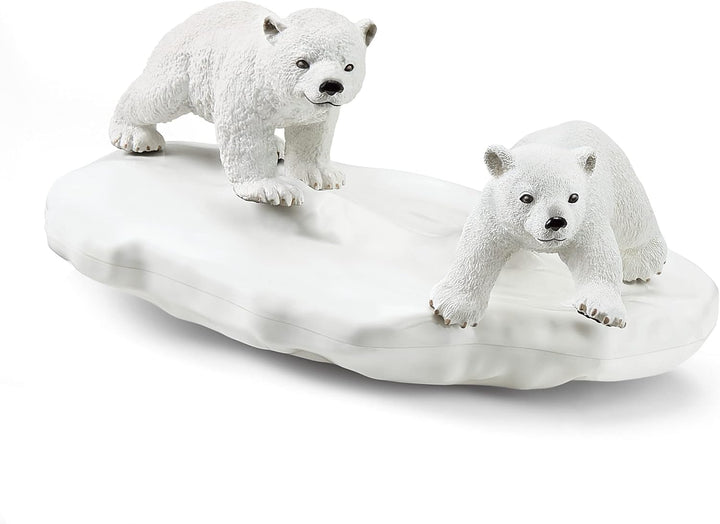 SCHLEICH 42531 Eisbären-Rutschpartie, ab 3 Jahren, WILD Life - Spielset, 4 Teile Standardverpackung,