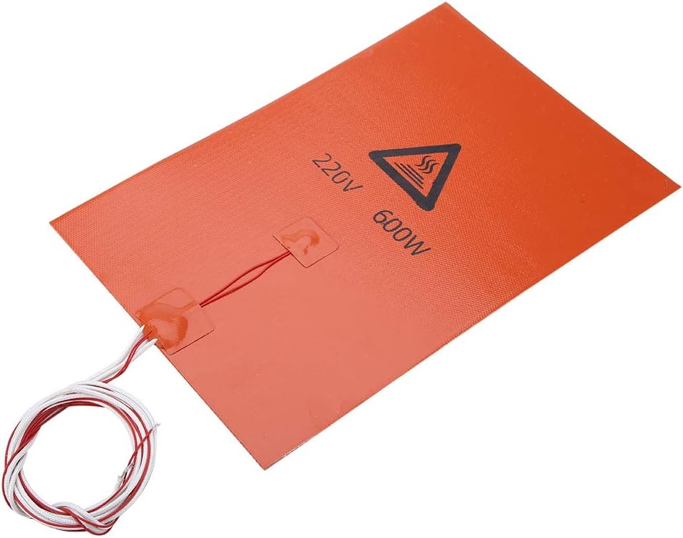 Beheiztes 3D-Pinter-Silikonbett mit Kleberücken, 3D-Druckerzubehör Hot Bed Pad, Umwandlung in hohe t