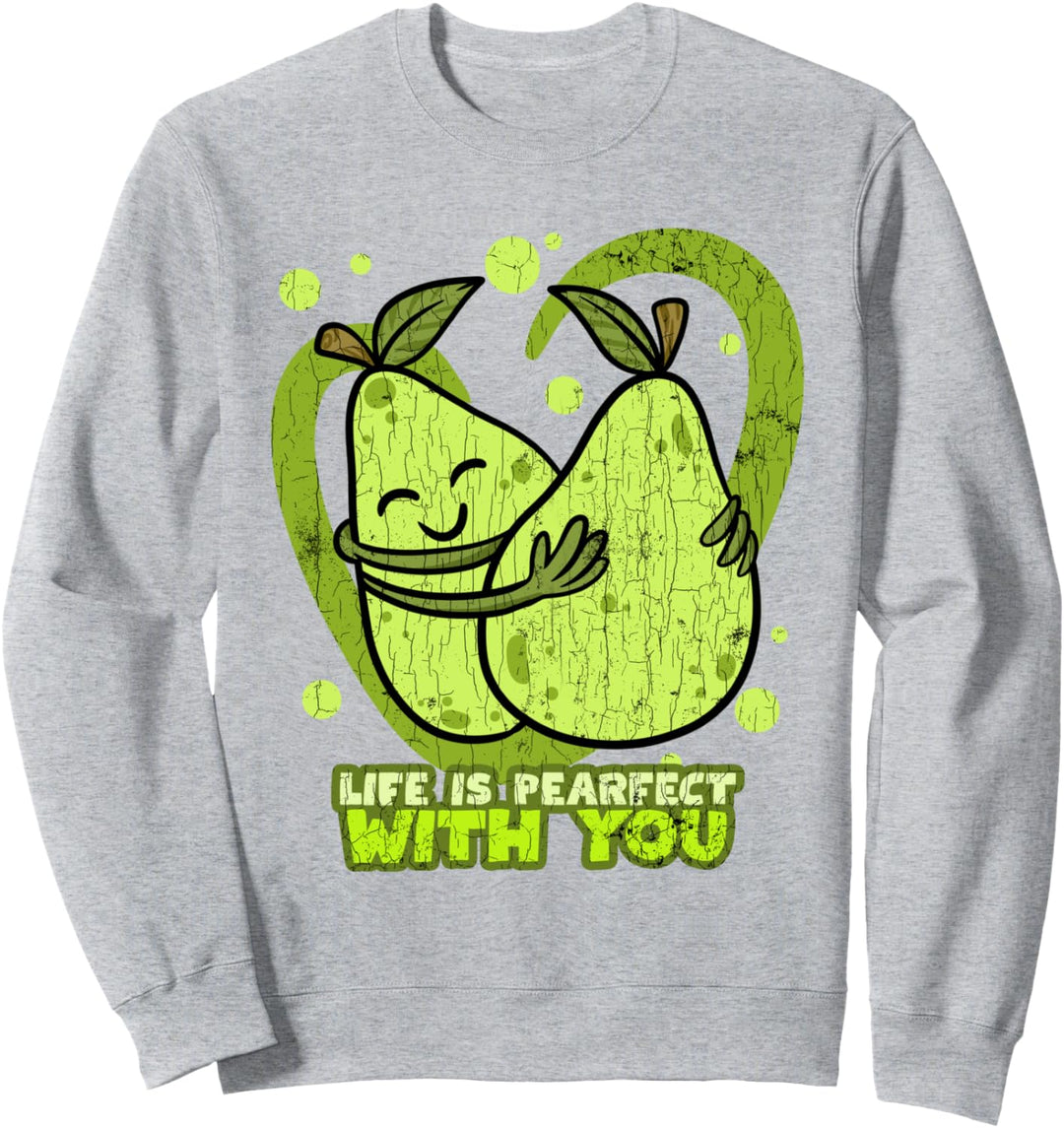 Lustiges, niedliches Birnen-Design für Sie und Ihn, Valentinstag Sweatshirt