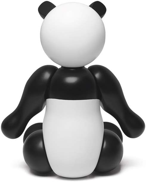 Kay Bojesen Panda klein Figuren 15 cm Holzfiguren Weihnachtsdekoration, schwarz 15cm, 15cm