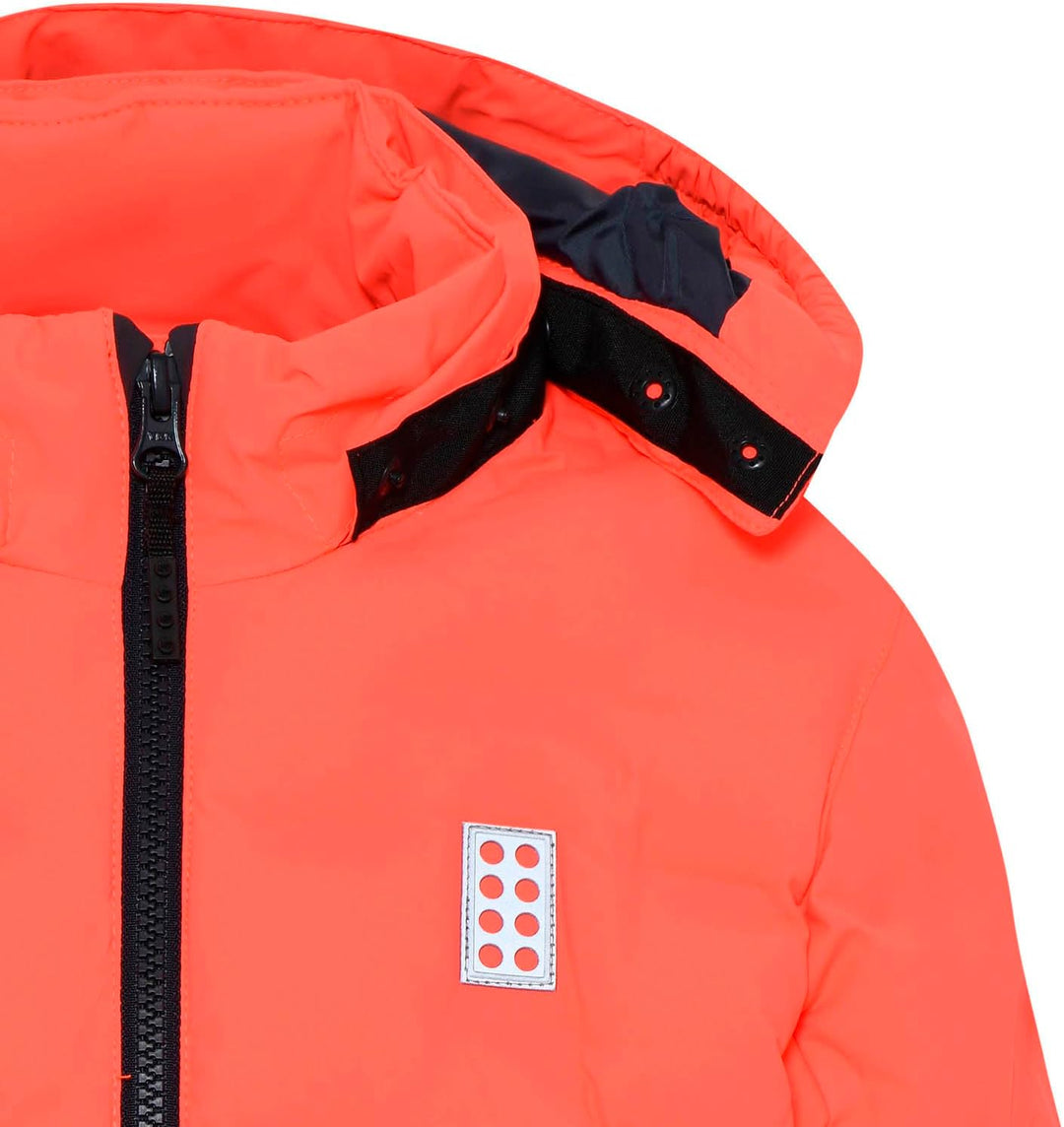 LEGO Jungen Jacket 104 Neon Red, 104 Neon Red