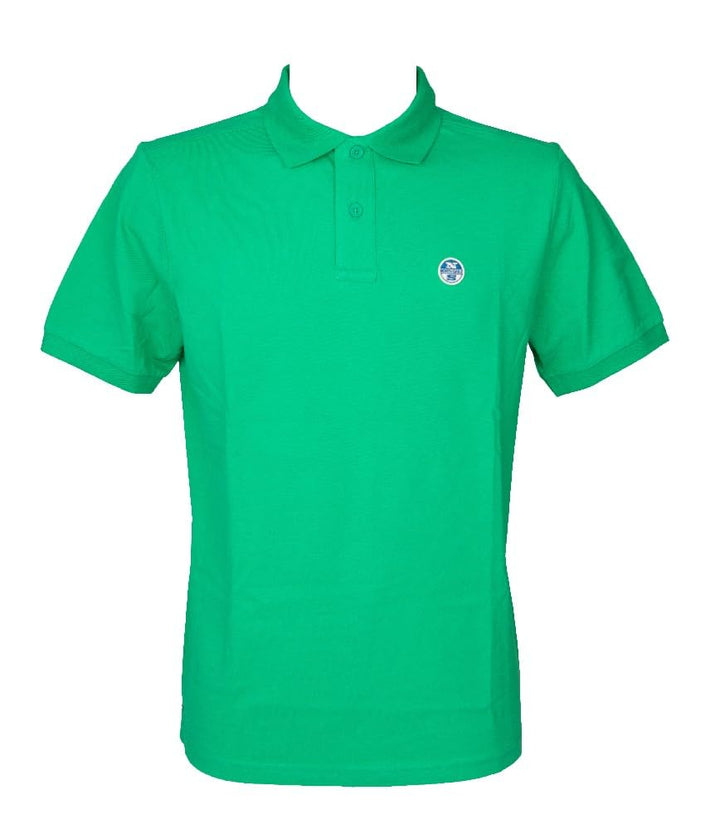 NORTH SAILS Herren Ss Polo W/Logo Polohemd (1er Pack) S 0412 Garden Green, S 0412 Garden Green