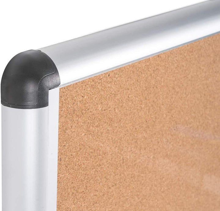 Bi-Office Schaukasten Vitrine"Enclore Extra", Kork, geeignet für 1 x DIN A4, silberner Aluminiumrahm