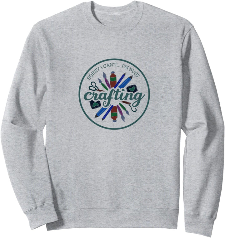 Vielbeschäftigter Hobby-Crafter Designer Sweatshirt