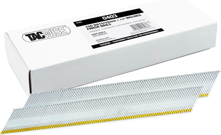 Tacwise 0403 Nägel Geneigt 15G/32mm (4.000 Stück pro Verpackung )