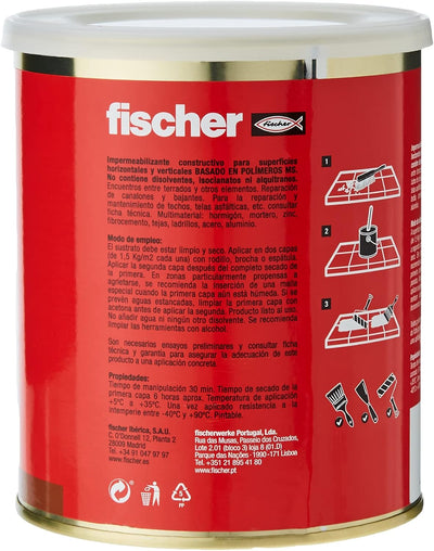 Fischer MS – Bote Imprägnierung MS wärmeleintende 1 kg Marron 1kg, 1kg