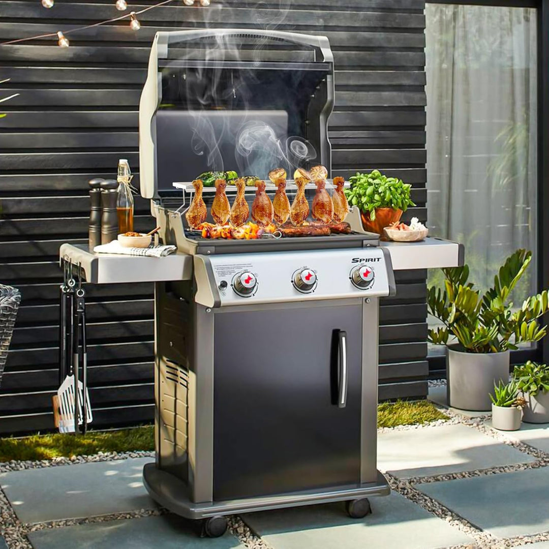 onlyfire Edelstahl Warmhalterost für Weber Spirit 300 Serie, Spirit E-310 S-310 E-320 S-320 SP-330(F