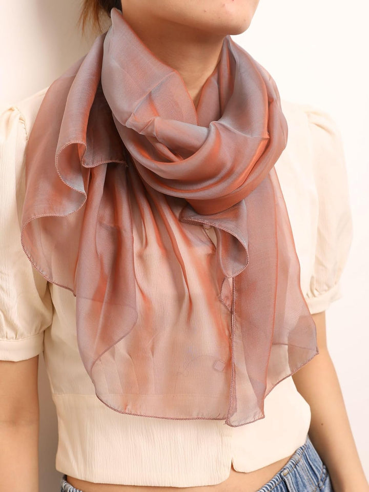 Damen Unifarbe Seidentaft 100% Chiffon Seide festlich Stola Schultertuch Schal für Abendkleider 200