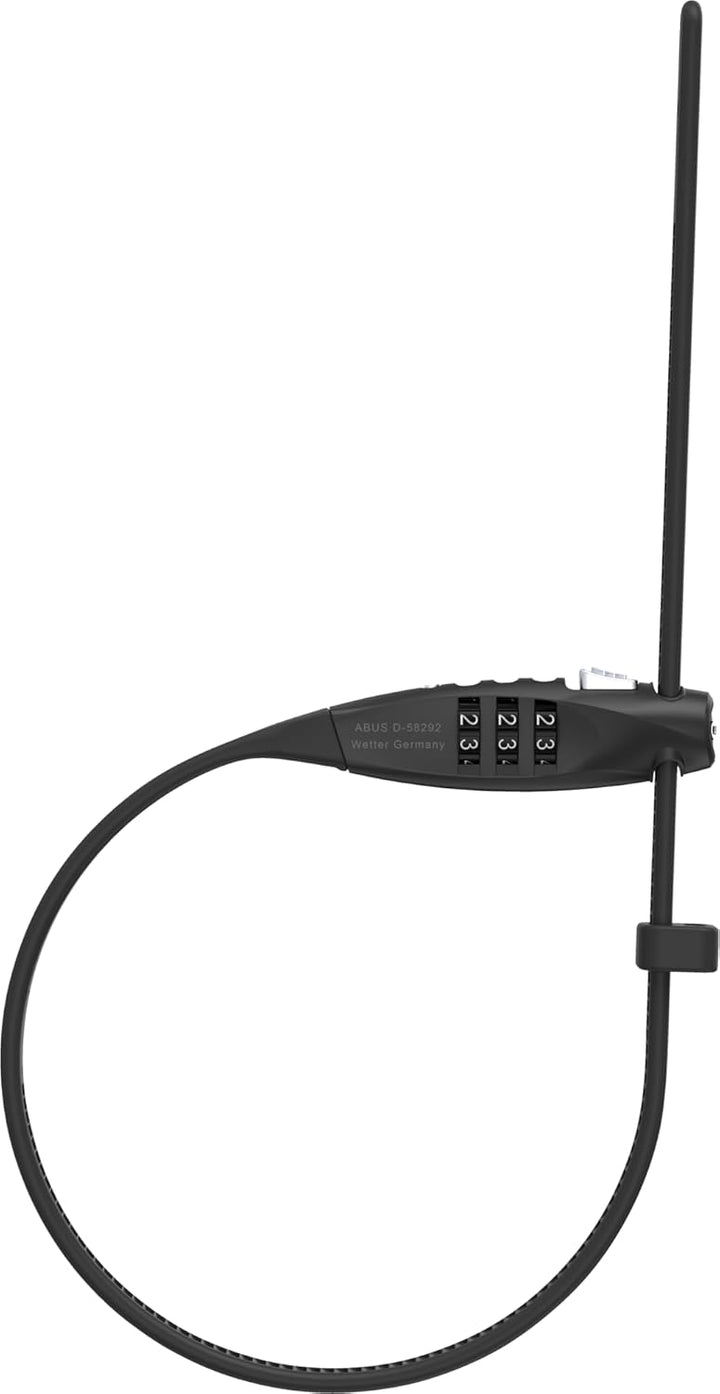 ABUS Kabelschloss Combiflex TravelGuard – Schloss zur Sicherung von Helm, Kinderwagen, Skiern und Ge