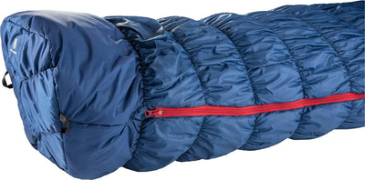 deuter Exosphere -10° L - Large Kunstfaser Schlafsack, steel-fire Zip left, Zip left