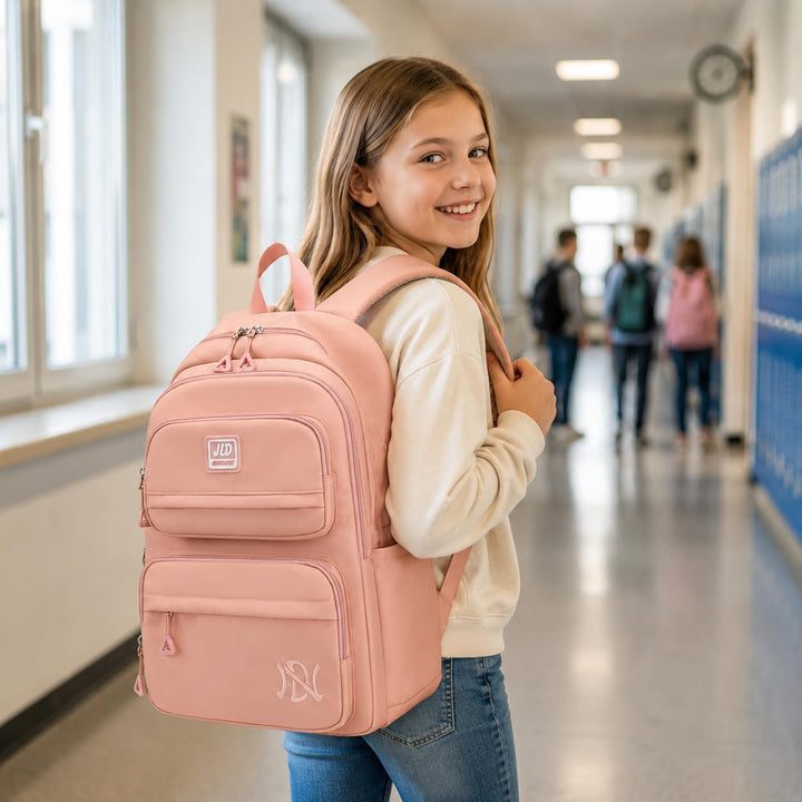 JANSBEN Schulrucksack jungen mädchen teenager schultasche Wasserdicht Rucksack Damen herren schulran