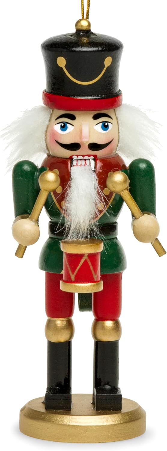 SIKORA NK-F grosse XL Nussknacker Figuren als Weihnachtsbaum Anhänger im 3er Set H ca. 15 cm