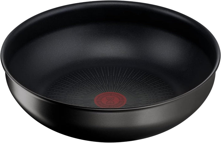 Tefal Ingenio Unlimited, 26 cm grosser Wok, stapelbar, abnehmbarer Griff, platzsparend, antihaftbesc
