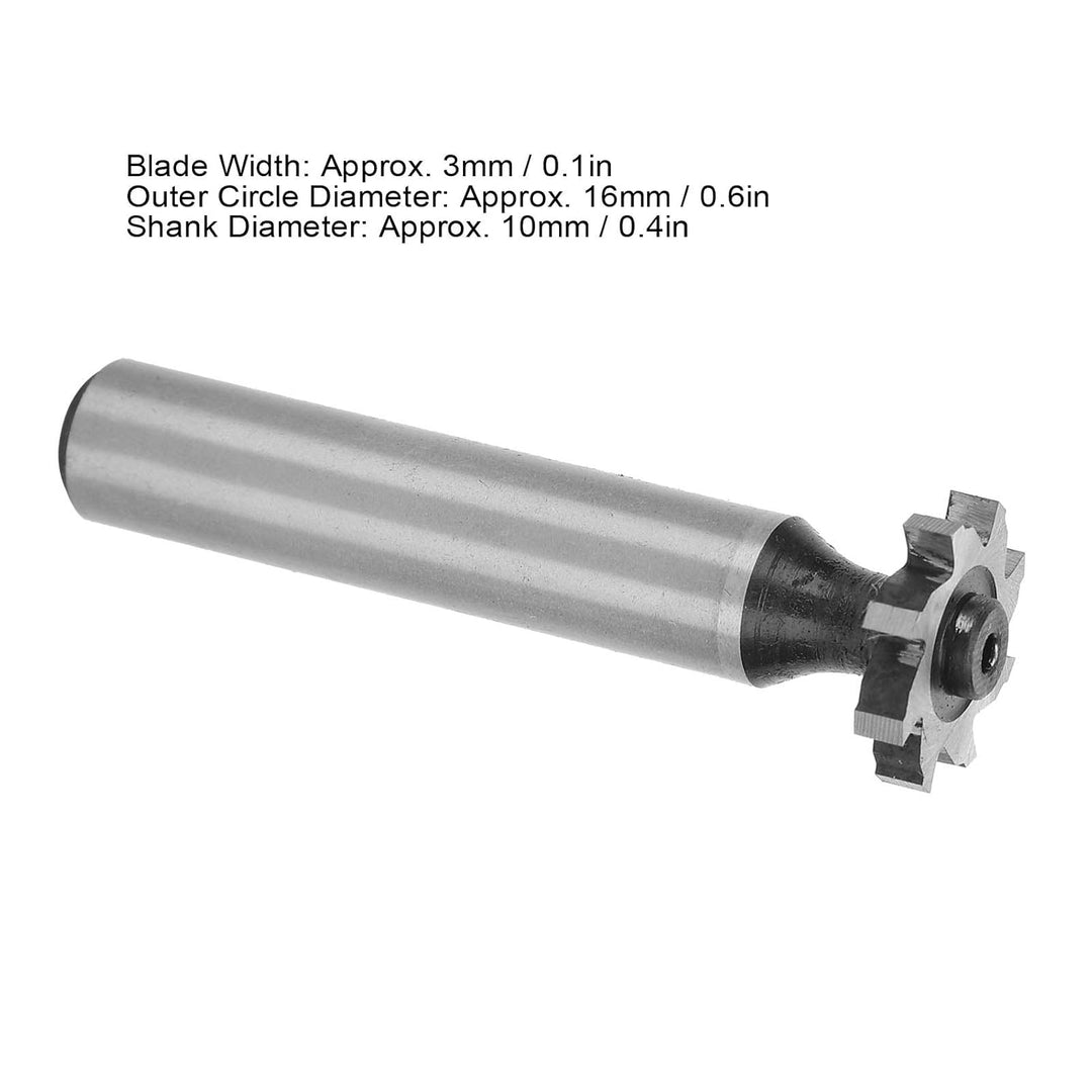T-Schlitz-Fräser, halbrund HSS-Schnellarbeitsstahl mit geradem Schaft, CNC-Fräser für präzise Metall