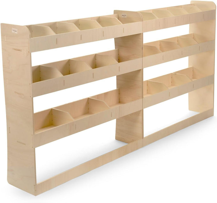 Vanify - Kompatibel mit Renault TRAFIC L2 2015+ Fahrzeugeinrichtung Fahrzeugregale, komplette Fahrer