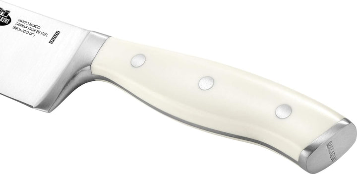 BALLARINI Savuto Bianco Kochmesser, Klingenlänge 20 cm, Deutscher Edelstahl, Ergonomischer Kunststof