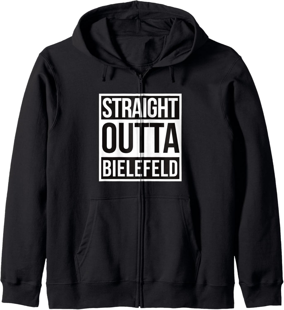 Straight Outta Bielefeld Kapuzenjacke