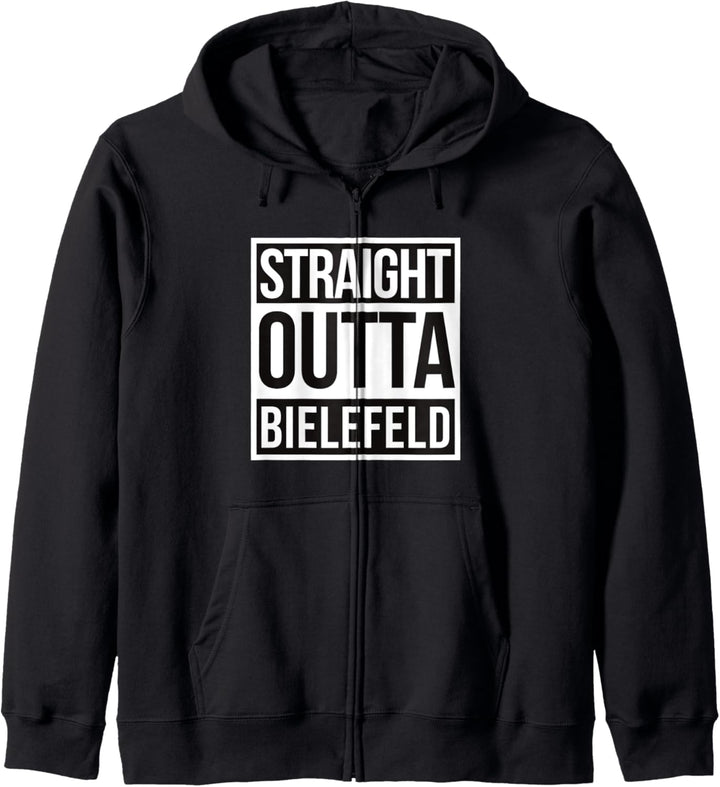 Straight Outta Bielefeld Kapuzenjacke