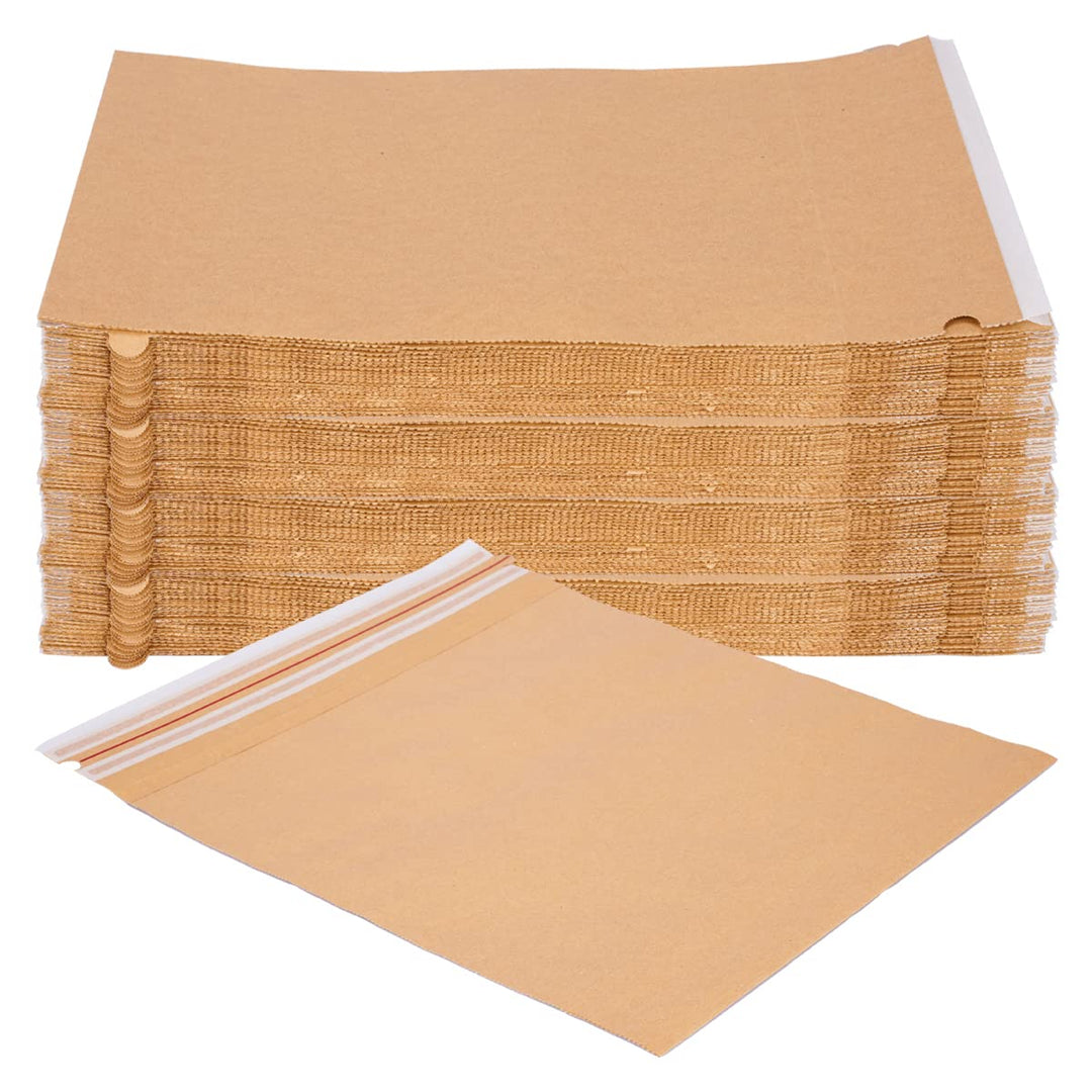 500 Versandbeutel aus Kraftpapier 120 g/m² wiederverschliessbar 42 x 44 cm | Grösse und Stückzahl wä