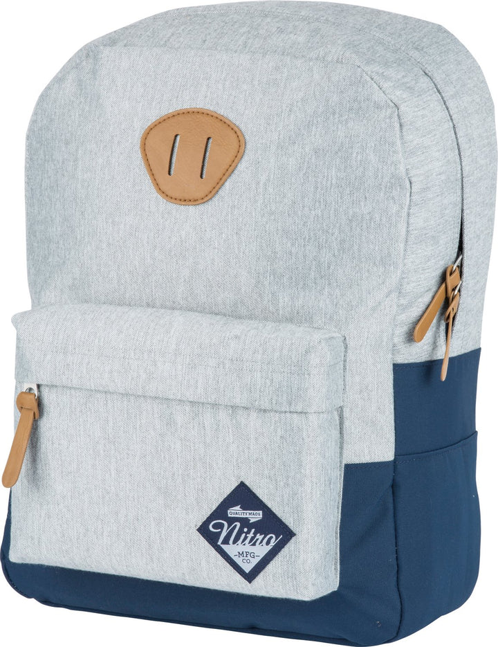 Nitro Urban Classic, Old School Daypack mit gepolstertem Laptopfach, urbaner Streetpack, Alltagsruck