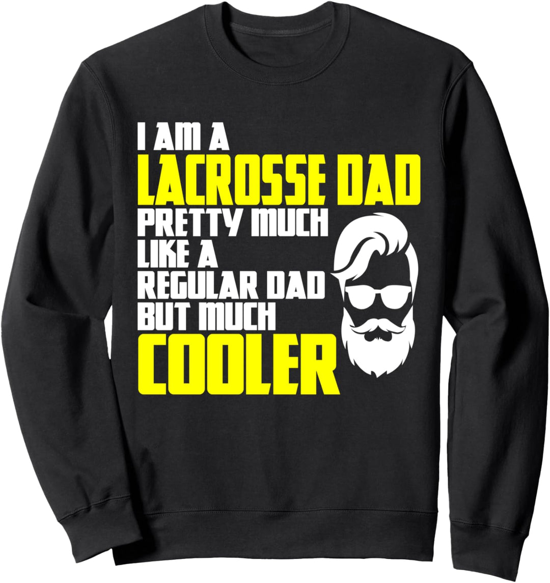 College-Sport Lacrosse Spieler Vatertag Spruch Lacrosse Sweatshirt