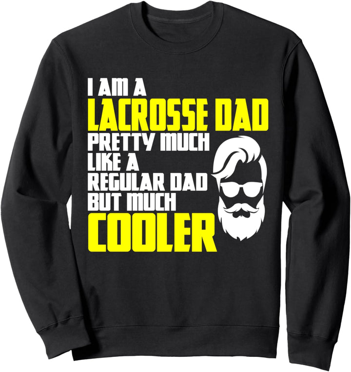 College-Sport Lacrosse Spieler Vatertag Spruch Lacrosse Sweatshirt