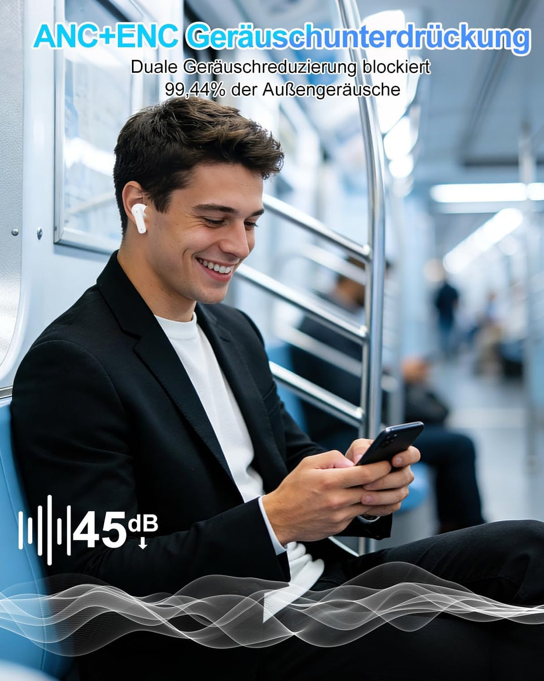 KI Übersetzer Kopfhörer, 3-in-1 Übersetzungskopfhörer in Echtzeit, Bluetooth 5.4 Sprachübersetzer 15